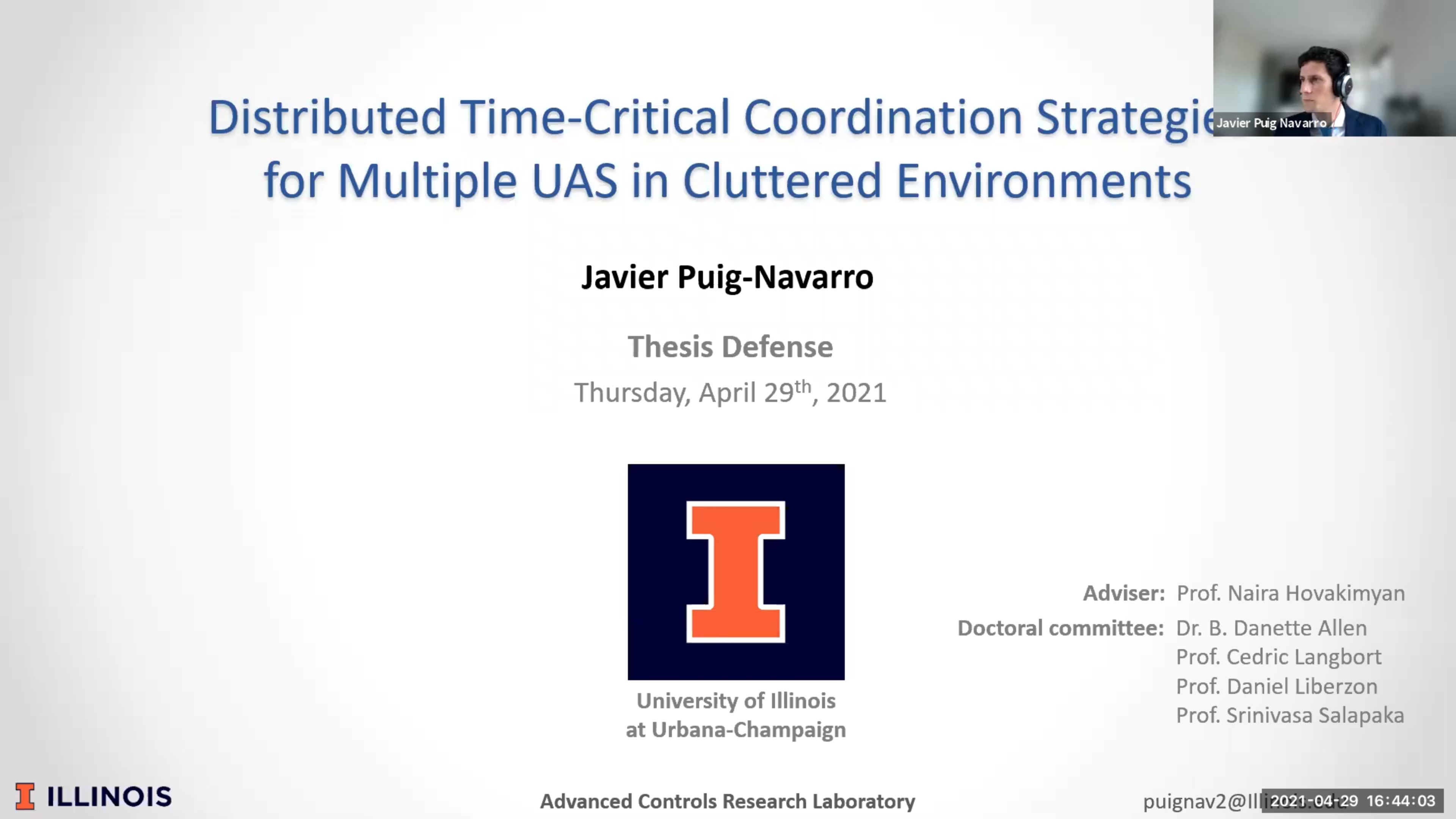 Javier Puig-Navarro defended his thesis successfully!